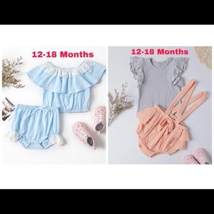 2 Set of Baby girl clothes